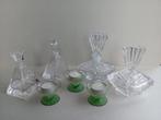Art deco Parfumflesjes/ glaasjes. Per set geprijsd., Antiek en Kunst, Ophalen of Verzenden