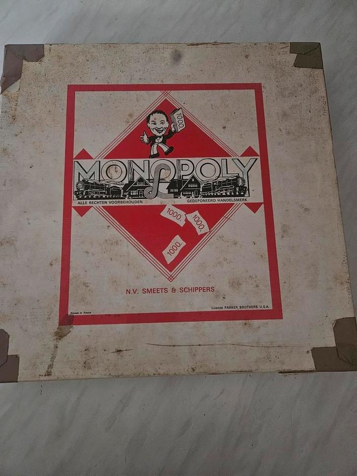 Oude Monopoly Bordspel, Antiek en Kunst, Antiek | Speelgoed, Ophalen of Verzenden