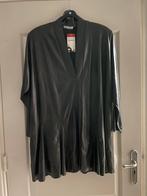 Jasje/vest 52/54 Magna leatherlookstyle donker legergroen, Kleding | Dames, Grote Maten, Trui of Vest, Nieuw, Ophalen of Verzenden