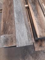 Partij nieuwe geschaafde eiken planken met profielkant, Doe-het-zelf en Verbouw, Hout en Planken, Ophalen, Minder dan 25 mm, Eiken