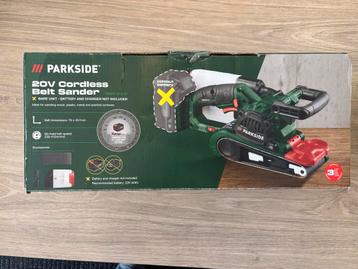 Parkside 20V Bandschuurmachine - Nieuw beschikbaar voor biedingen
