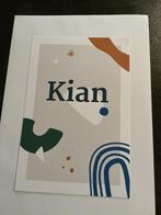 Kian, Verzamelen, Geboortekaartjes en Visitekaartjes, Ophalen of Verzenden