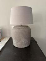 *Tafellamp* stoer grijs taupe, Ophalen, 25 tot 50 cm, Rond, Zo goed als nieuw