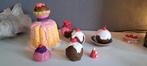 Christmas Pudding kerst nep taartjes gebak taart decoratie, Ophalen of Verzenden, Nieuw, Poppenhuis