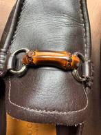 GUCCI Bamboo Horsebit loafers 40 bruin, Loafers, Bruin, Ophalen of Verzenden, Gucci
