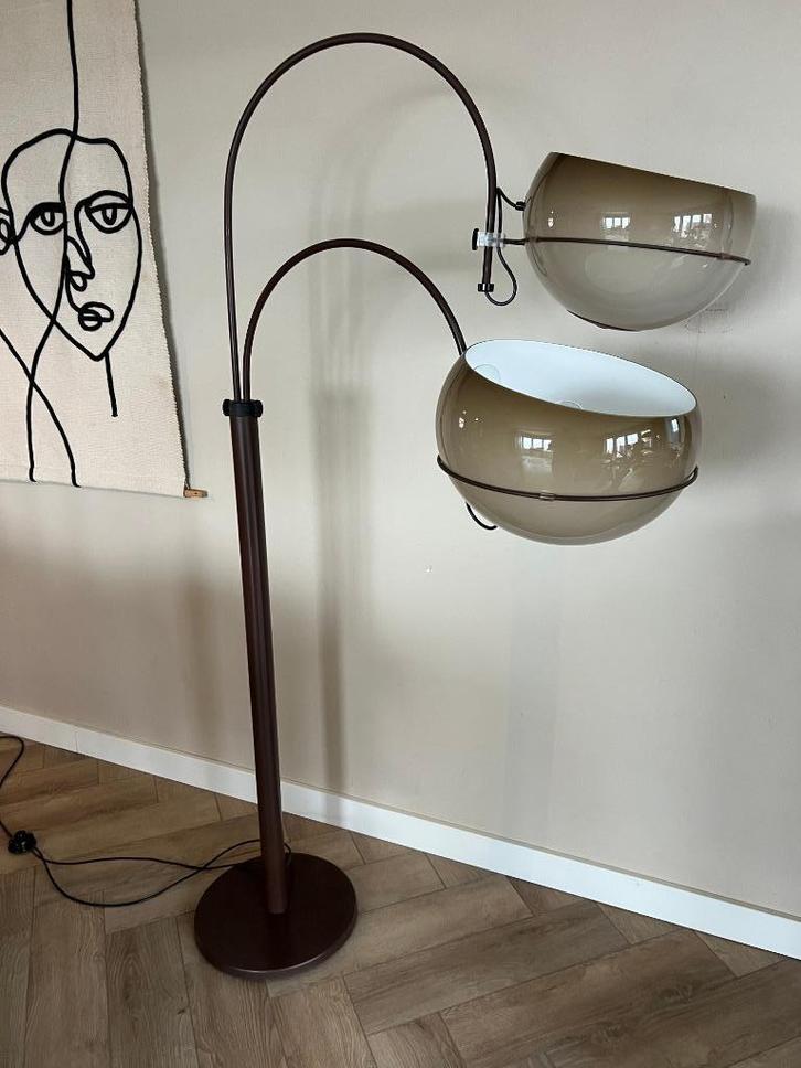 Gepo vintage vloerlamp, Huis en Inrichting, Lampen | Vloerlampen, Zo goed als nieuw, 150 tot 200 cm, Kunststof, Metaal, Ophalen