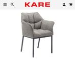 Kare Design Thinkthank eetkamerstoelen, Huis en Inrichting, Stoelen, Vijf, Zes of meer stoelen, Grijs, Zo goed als nieuw, Ophalen