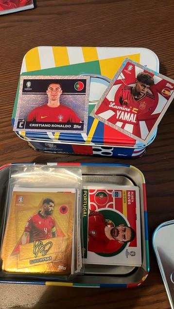 Topps Euro 2024 stickers Ronaldo Lamine Yamal beschikbaar voor biedingen