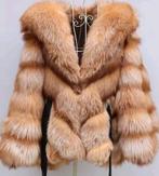 Goldenred fox ponco/ bontjas nieuw luxe uitvoering, Kleding | Dames, Ophalen of Verzenden, Nieuw, Maat 42/44 (L), Zwart