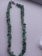 Ketting met Jade stenen.juwelier, Ophalen of Verzenden, Zo goed als nieuw, Groen, Steen of Mineraal