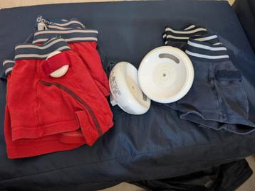 Roger plaswekker + 2 broekjes (maat 104 & 116) beschikbaar voor biedingen