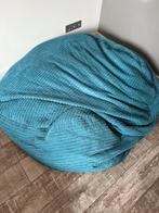 Grote zitzak loungepug, Huis en Inrichting, Zitzakken, Ophalen, Zo goed als nieuw, Blauw, Zitzak