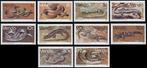 VENDA 1989-93 Reptielen frankeerzegels, Diverse varianten (o, Verzenden, Postfris, Dier of Natuur