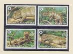 WWF set postzegels van de Solomon Reuzenskink, Ophalen of Verzenden, Postfris, Dier of Natuur