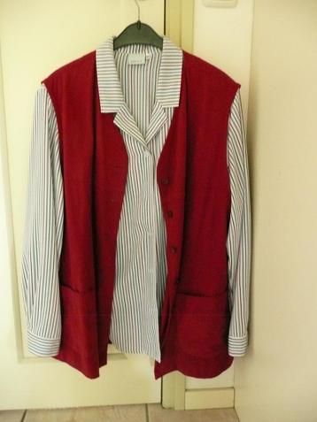 Blouse en Gilet maat 46-44 beschikbaar voor biedingen