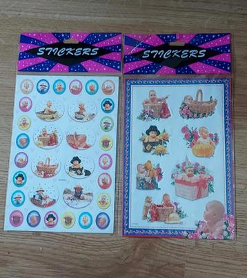 Pakket baby stickers met glitters beschikbaar voor biedingen