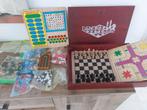 De Luxe Game - Spellen in Kist schaakspel, Een of twee spelers, Ophalen of Verzenden, Gebruikt, De Luxe Game