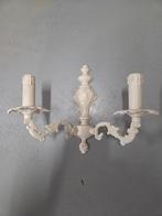 2 brocante wandlampen, Huis en Inrichting, Ophalen of Verzenden