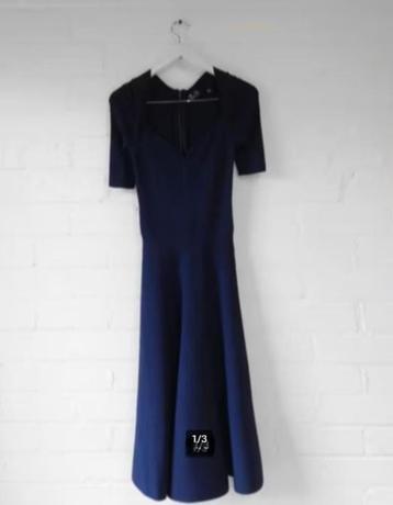 Ted Baker - Mooie donkerblauwe Jurk maat 0/34 - Nieuw €230 beschikbaar voor biedingen
