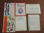 Lesboeken piano en veel los bladmuziek, Gebruikt, Les of Cursus, Ophalen of Verzenden, Piano