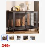 Houten hondenbench meubel L NIEUW IN DOOS, Ophalen, Nieuw