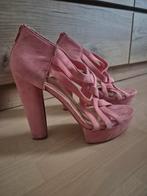 Peeptoe hak, Ophalen of Verzenden, Zo goed als nieuw, Zwart