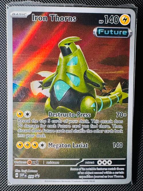 Pokémon Iron Thorns #098 SV Black Star Promos, Hobby en Vrije tijd, Verzamelkaartspellen | Pokémon, Zo goed als nieuw, Losse kaart