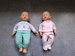 2 Baby Born poppen Zapf creation, ongeveer 34 cm lang, Ophalen of Verzenden, Zo goed als nieuw, Babypop