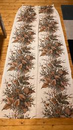 2 VINTAGE 70’s GORDIJNEN., Huis en Inrichting, Stoffering | Gordijnen en Lamellen, Gebruikt, 100 tot 150 cm, 200 cm of meer, Beige