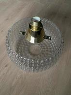 Westwing plafondlamp bubbel lamp met relief gouden lamp, Ophalen, Gebruikt, Glas