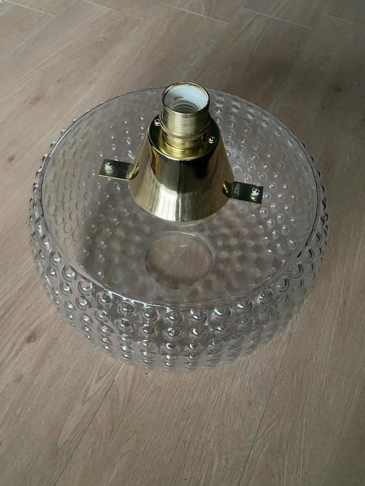 Westwing plafondlamp bubbel lamp met relief gouden lamp, Huis en Inrichting, Lampen | Plafondlampen, Gebruikt, Glas, Ophalen