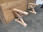 Eiken onderstel Ex Showroom model, Tafelpoot, Nieuw, 150 tot 200 cm, Eikenhout