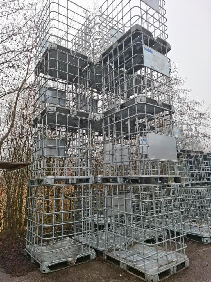 Ibc kratten extra hoog (135cm) in zeer goede staat., Tuin en Terras, Haardhout, Minder dan 3 m³, Ophalen