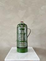Vintage chinese metal thermos flask, green metal, Ophalen of Verzenden