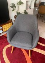 Grijze Retro Stijl Stoel/Fauteuil van Jysk, Huis en Inrichting, Fauteuils, Ophalen, Zo goed als nieuw, Minder dan 75 cm, 50 tot 75 cm