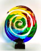 glasfusie, glaskunst, colorful chaos, Antiek en Kunst, Ophalen