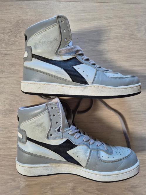 Diadora Heritage Mi Basket wit/donkerblauw/zwart EU maat 38, Kleding | Dames, Schoenen, Zo goed als nieuw, Sneakers of Gympen