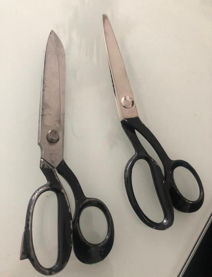 2x Professional Naaistersschaar/stoffenschaar, Hobby en Vrije tijd, Naaien en Fournituren, Zo goed als nieuw, Overige typen, Ophalen