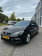 Seat Leon 2.0 TDI FR 2017 PANO/LANE/CARPLAY/CAMERA, Leon, Zwart, Diesel, 140 €/maand
