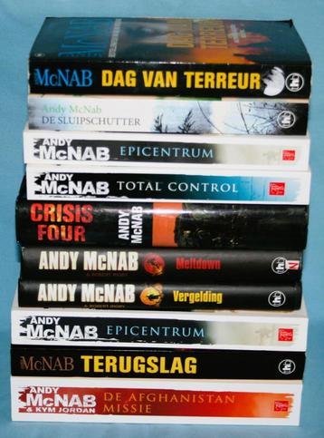 ANDY McNAB BOEKEN - LOS TE KOOP beschikbaar voor biedingen