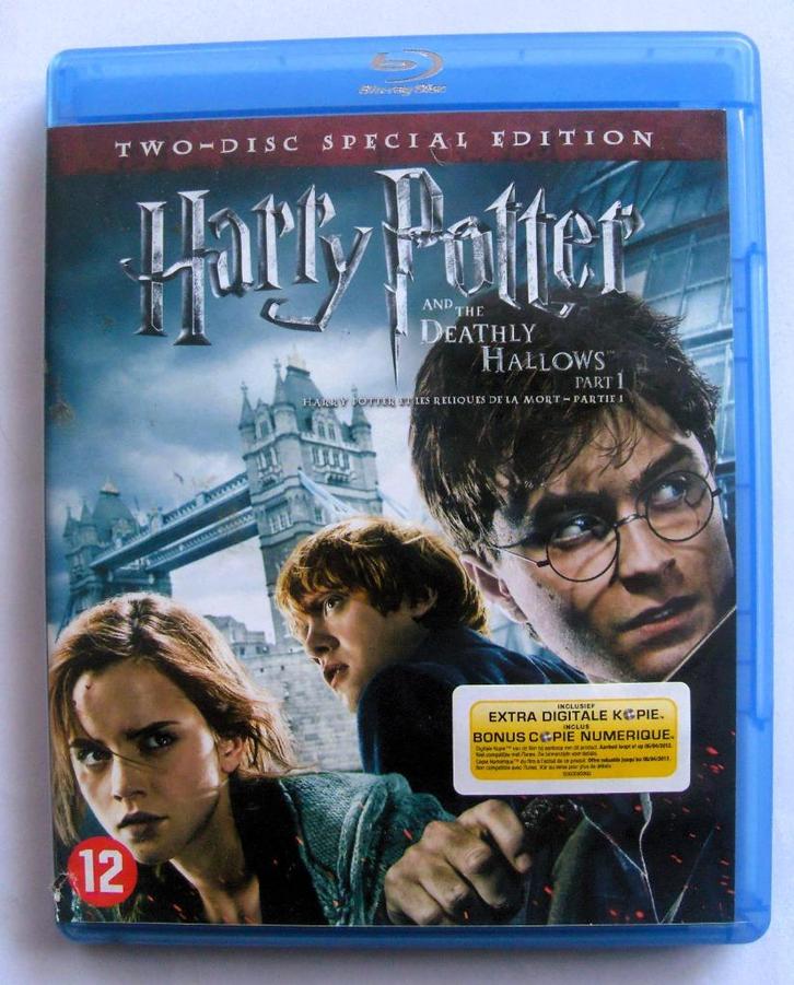 Harry Potter - Deathly Hallows (originele bluray) deel 7.1, Cd's en Dvd's, Blu-ray, Zo goed als nieuw, Avontuur, Ophalen of Verzenden