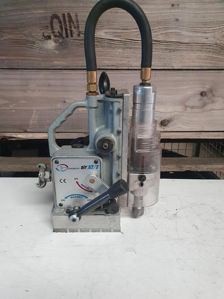 Euroboor AIR 52/3 pneumatische kernboormachine magneetboor, Auto diversen, Autogereedschap, Gebruikt, Ophalen