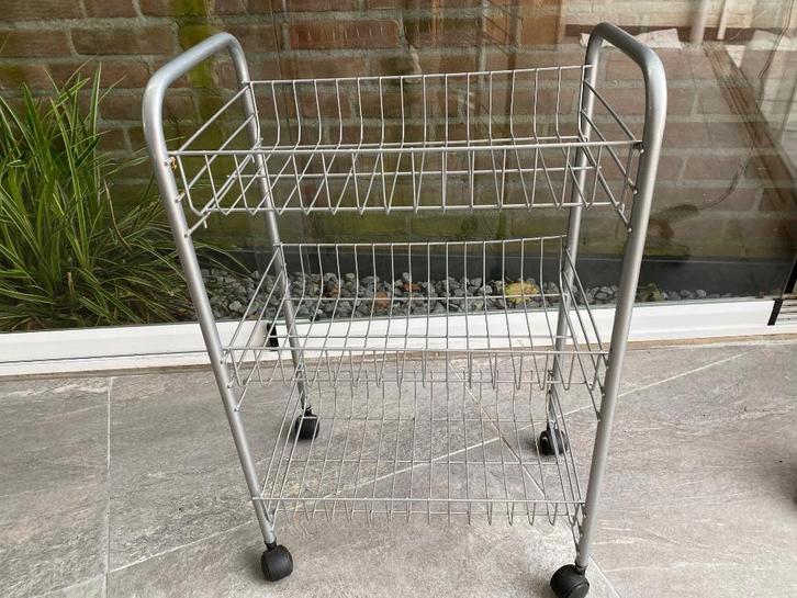 Keuken opberg trolley metaltex lugano 37,- voor 20,-, Huis en Inrichting, Keuken | Keukenbenodigdheden, Ophalen