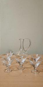 Vintage Karaf met 6 glaasjes, Antiek en Kunst, Ophalen of Verzenden