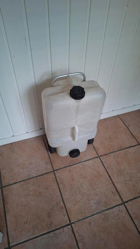 Jerrycan voor toilet op camping verrijdbaar, Caravans en Kamperen, Caravan accessoires, Ophalen