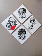 Siertegels Mosa jaren 60 retro kinderhoofdjes mid-century, Ophalen of Verzenden, Huis en Inrichting