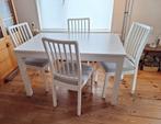 Uitschuifbare tafel, Huis en Inrichting, Ophalen, 100 tot 150 cm, Moderne strakke stijl, 50 tot 100 cm