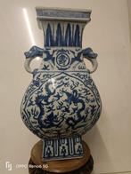 Antieke Chinese Vaas met Drakenmotief, Ophalen