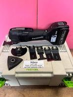 Panasonic accu multitool met accu en lader en div mesjes, Gebruikt, Panasonic, Ophalen of Verzenden, Panasonic