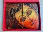 Boeddha / Buddha Keramiek / Steen uit China - NIEUW, Huis en Inrichting, Minder dan 50 cm, Nieuw, Ophalen of Verzenden, Schilderij